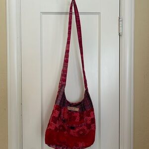 Pura Vida Red and Pink Shoulder Bag
